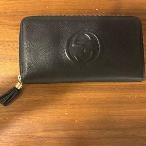 Gucci Black Leather Wallet